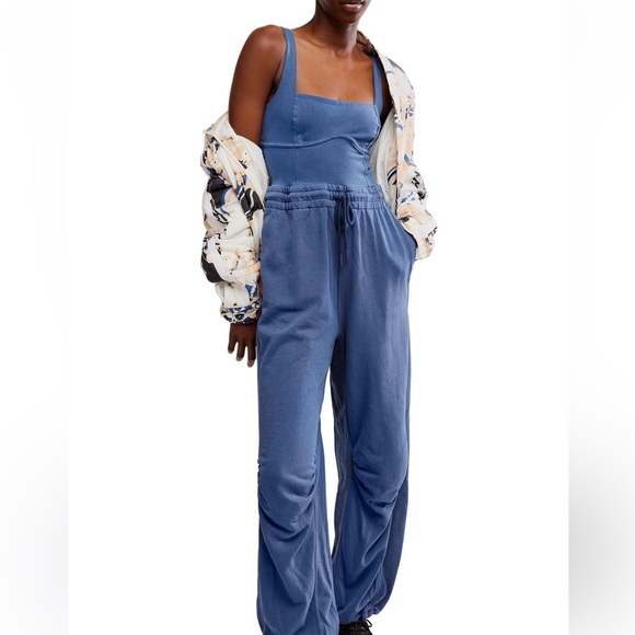 FREE PEOPLE - FP Movement inbound onesie midnight navy XS - Picture 2 of 12